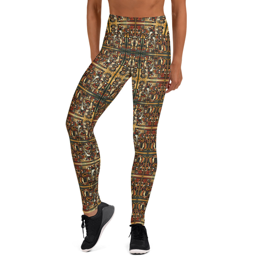 DMV 0927 Classic Boho Yoga Leggings