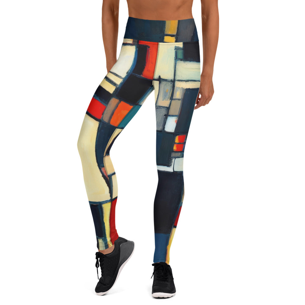 DMV 0586 Abstract Art Yoga Leggings