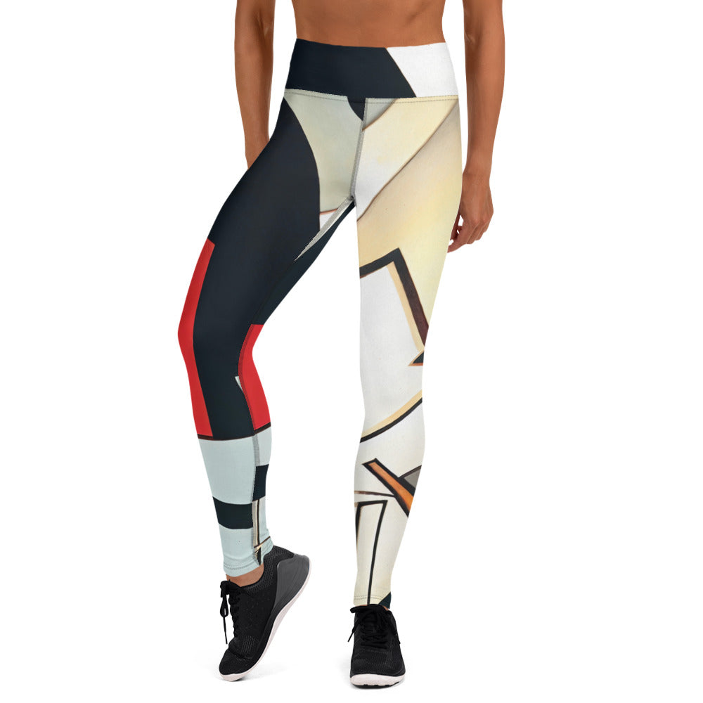 DMV 1317 Abstract Art Yoga Leggings