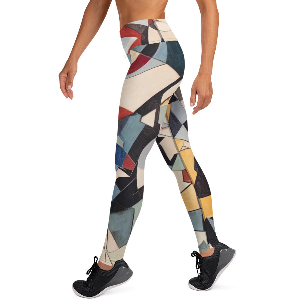 DMV 0047 Abstract Art Yoga Leggings