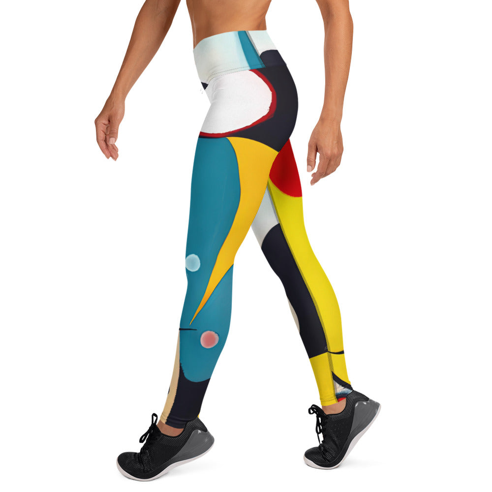 DMV 0037 Retro Art Yoga Leggings