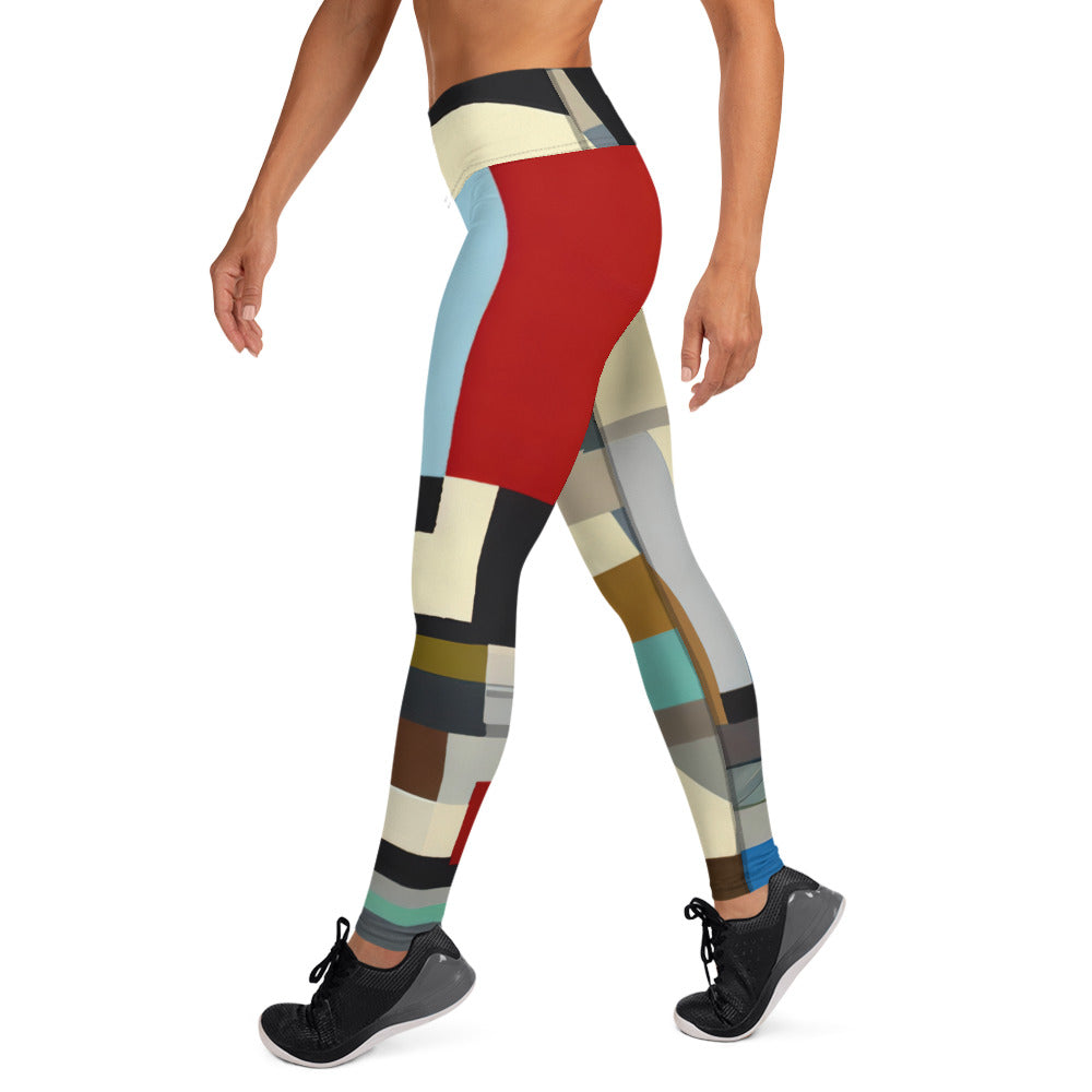 DMV 0008 Abstract Art Yoga Leggings