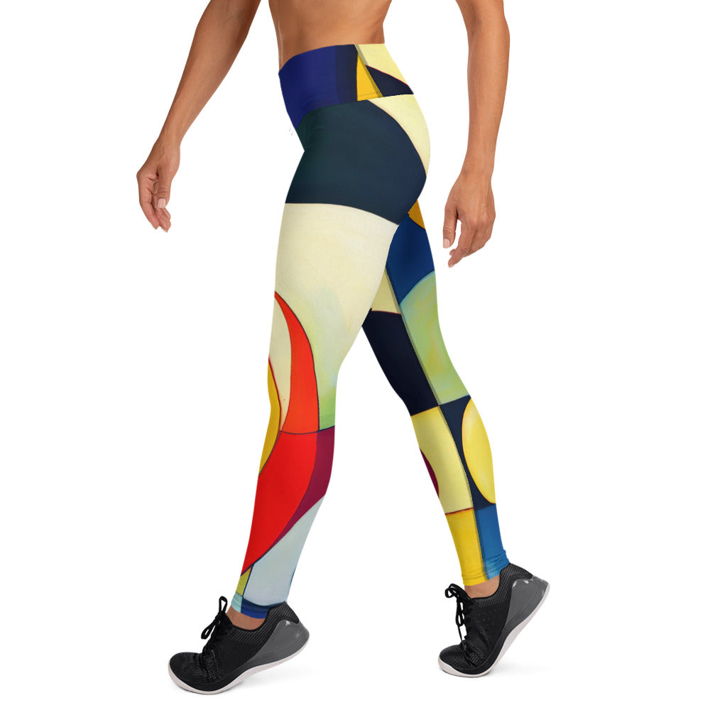 DMV 0024 Abstract Art Yoga Leggings