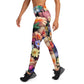 DMV 0043 Floral Yoga Leggings