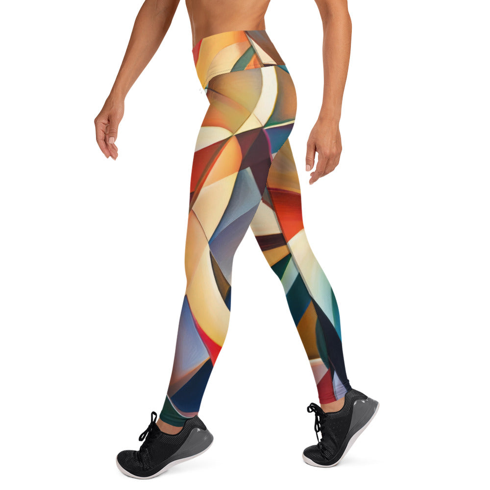 DMV 0015 Abstract Art Yoga Leggings