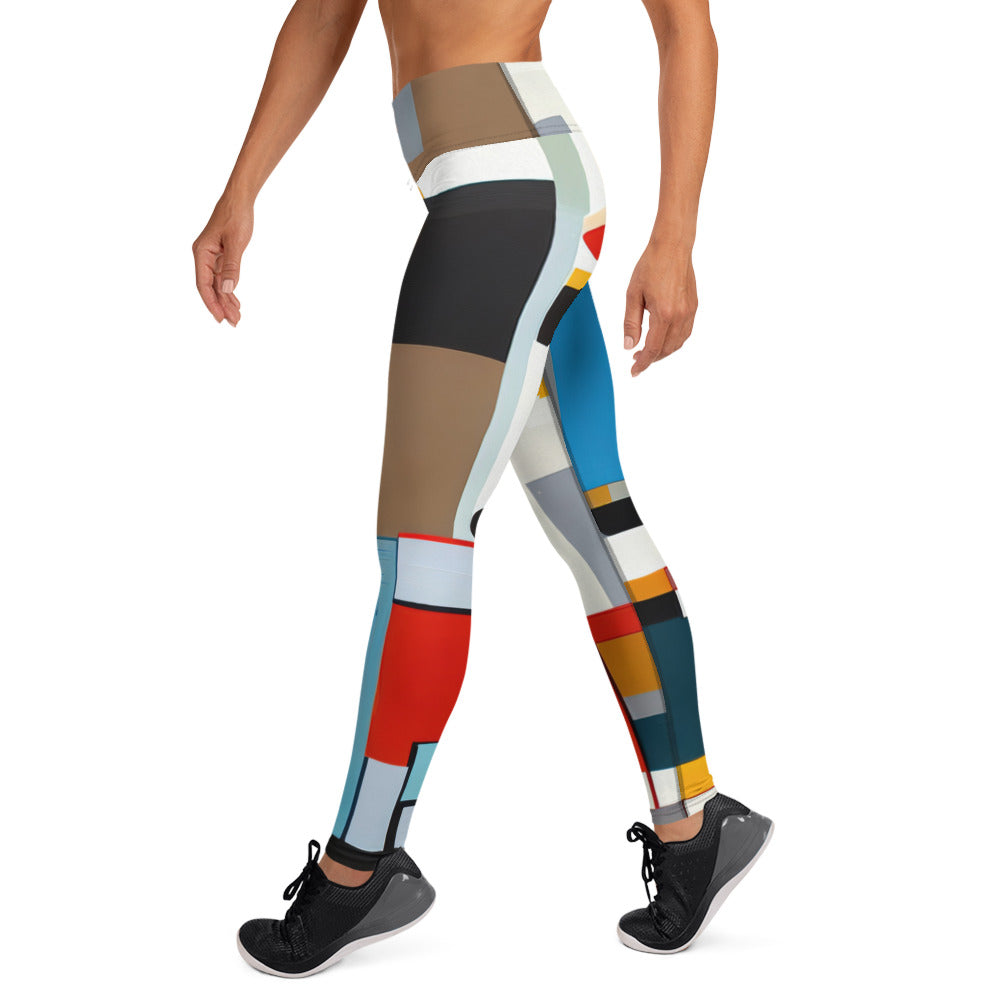 DMV 0016 Abstract Art Yoga Leggings