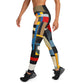 DMV 0023 Abstract Art Yoga Leggings