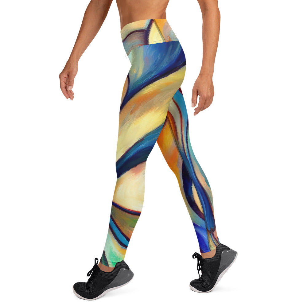 DMV 0162 Abstract Art Yoga Leggings