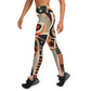 DMV 0217 Retro Art Yoga Leggings