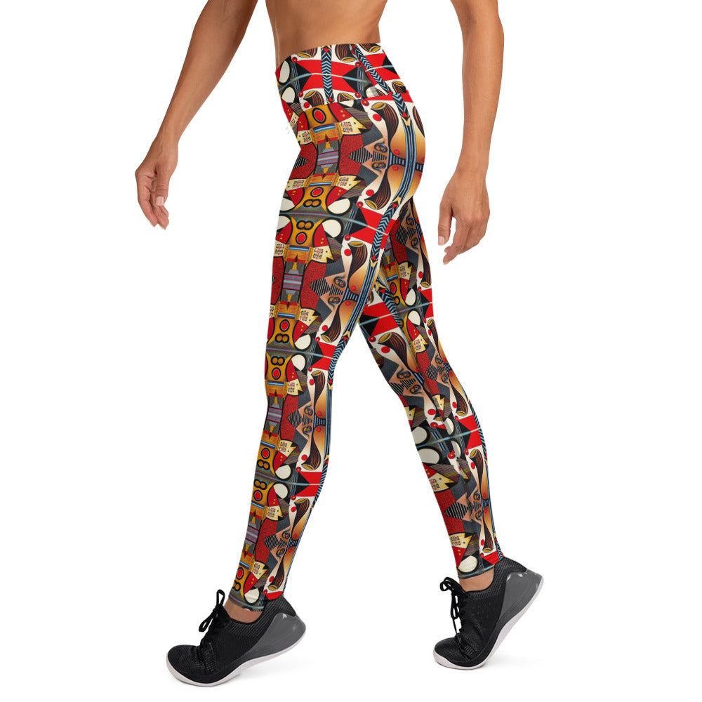 DMV 0208 Chic Boho Yoga Leggings