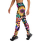 DMV 0265 Floral Yoga Leggings