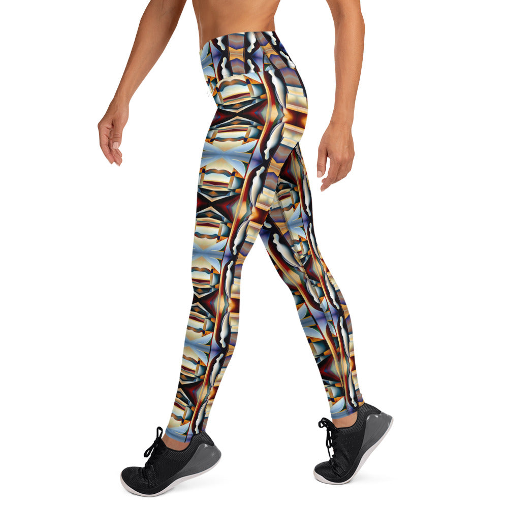 DMV 0104 Conceptual Artsy Yoga Leggings