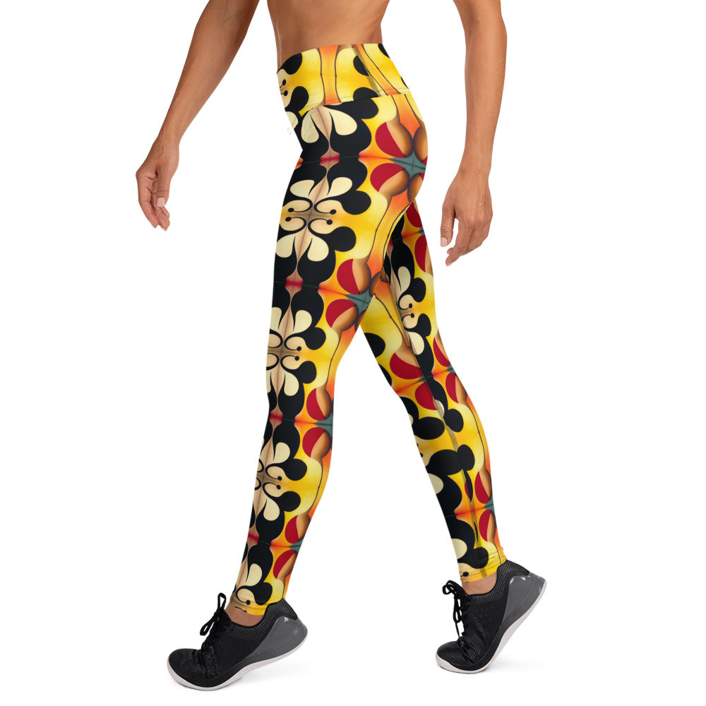 DMV 0215 Vintage Artsy Yoga Leggings