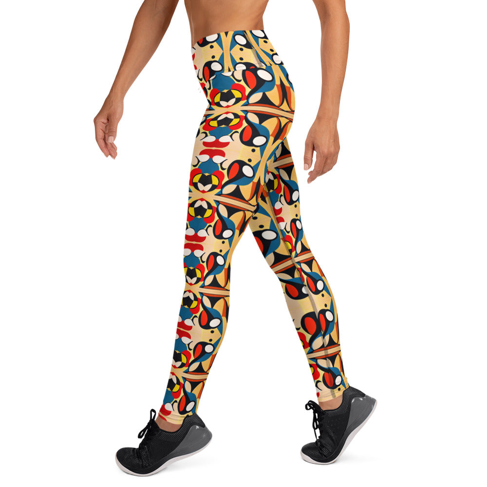 DMV 0148 Vintage Artsy Yoga Leggings