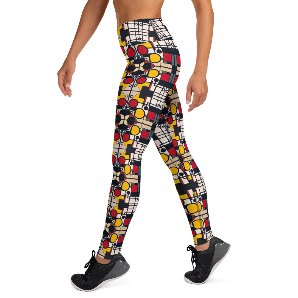 DMV 0142 Geo Boho Yoga Leggings