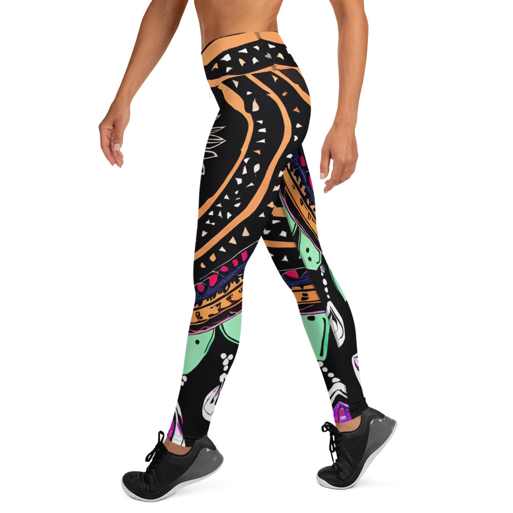 DMV 0180 Boho Yoga Leggings