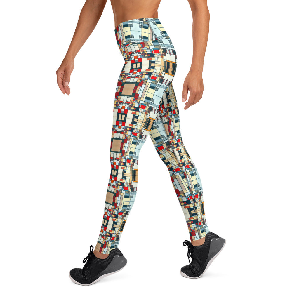 DMV 0184 Geo Boho Yoga Leggings