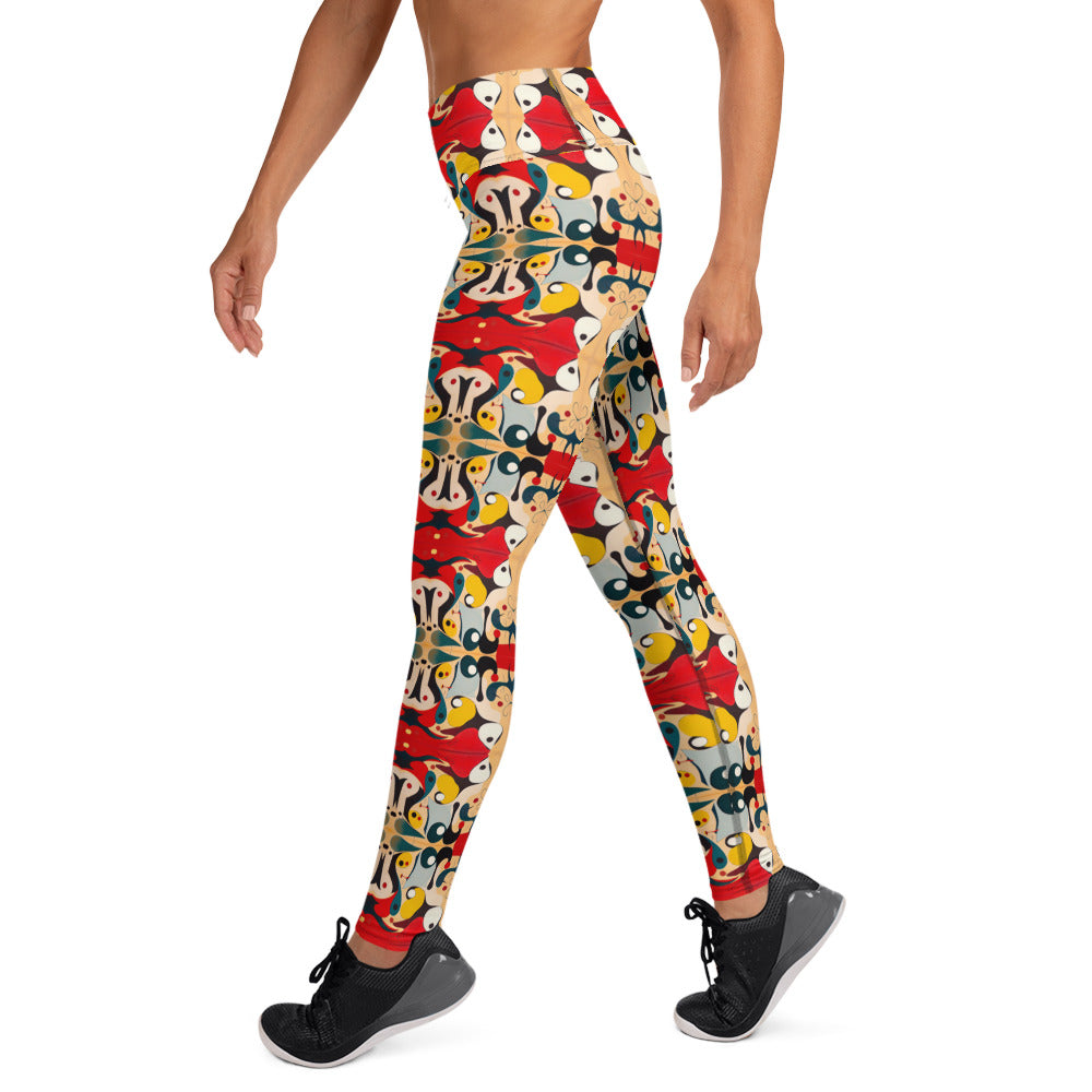 DMV 0203 Vintage Artsy Yoga Leggings