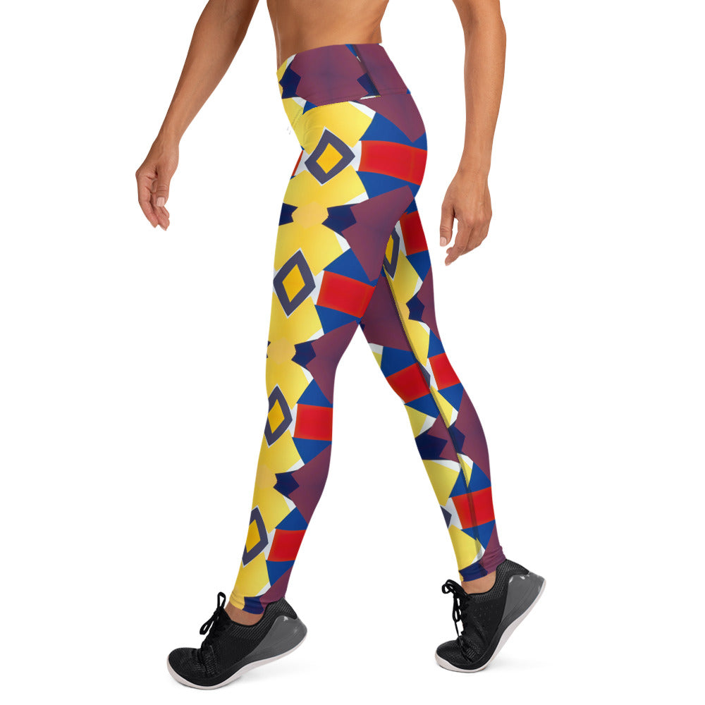 DMV 0418 Classic Boho Yoga Leggings