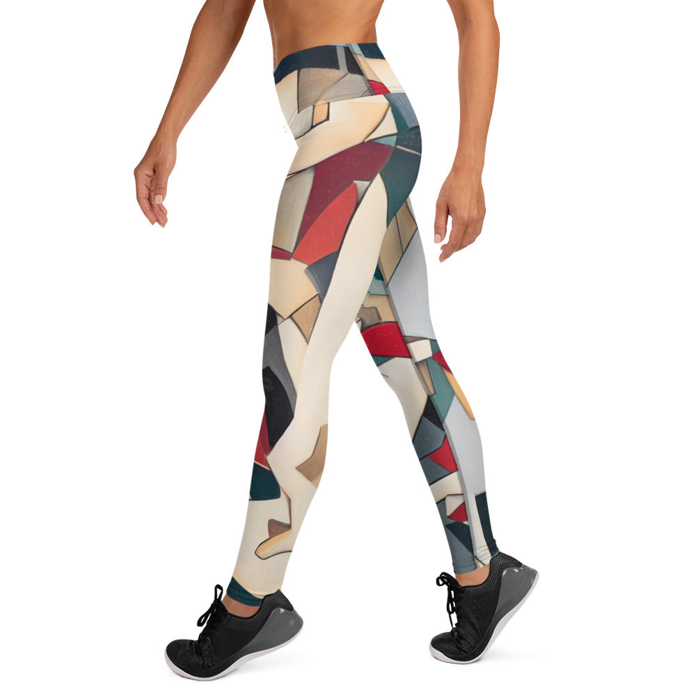 DMV 0508 Abstract Art Yoga Leggings