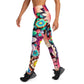 DMV 0515 Floral Yoga Leggings