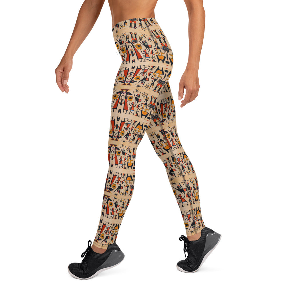 DMV 0509 Classic Boho Yoga Leggings