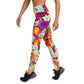 DMV 0424 Floral Yoga Leggings