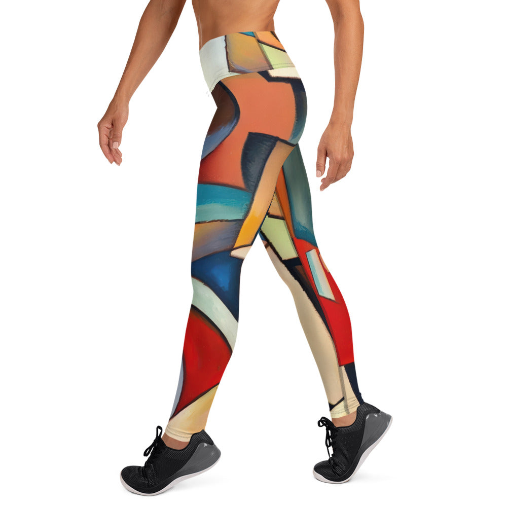 DMV 0703 Abstract Art Yoga Leggings