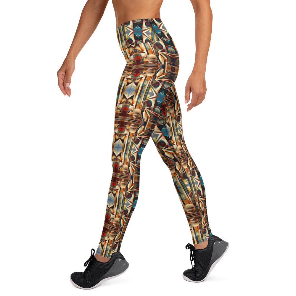 DMV 2048 Conceptual Artsy Yoga Leggings