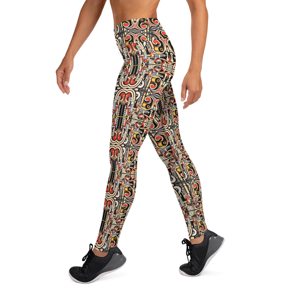 DMV 1484 Chic Boho Yoga Leggings