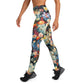 DMV 1471 Floral Yoga Leggings