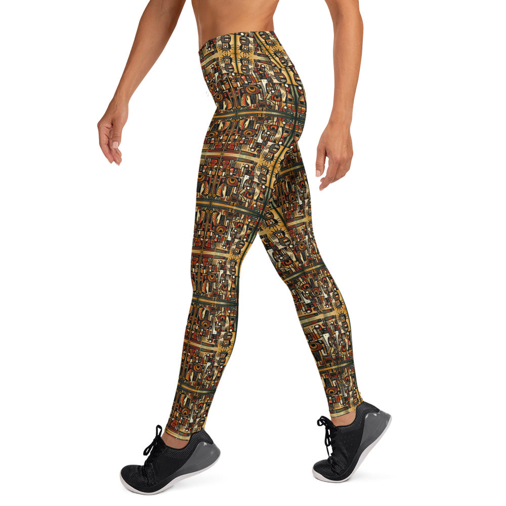 DMV 0927 Classic Boho Yoga Leggings