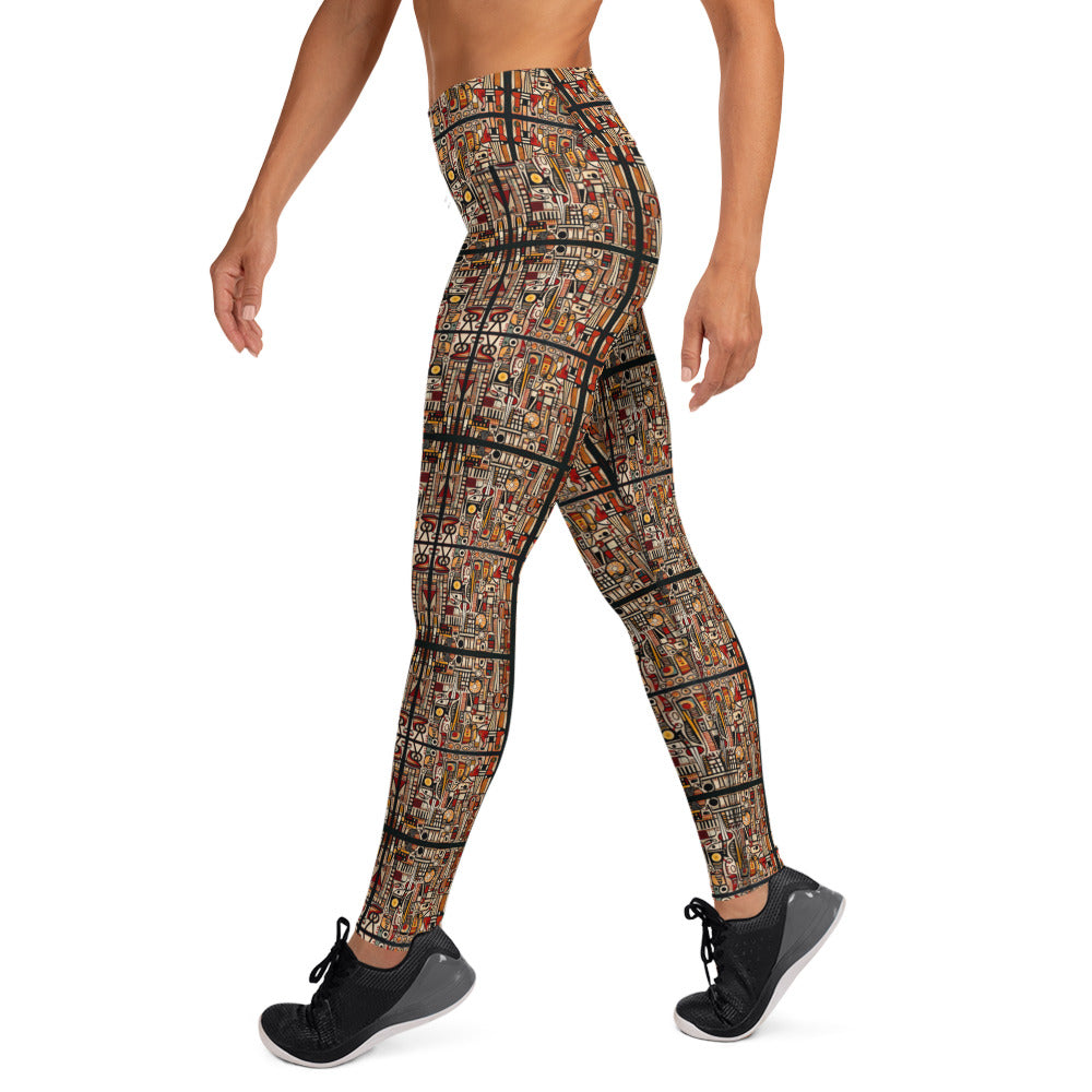 DMV 1504 Classic Boho Yoga Leggings