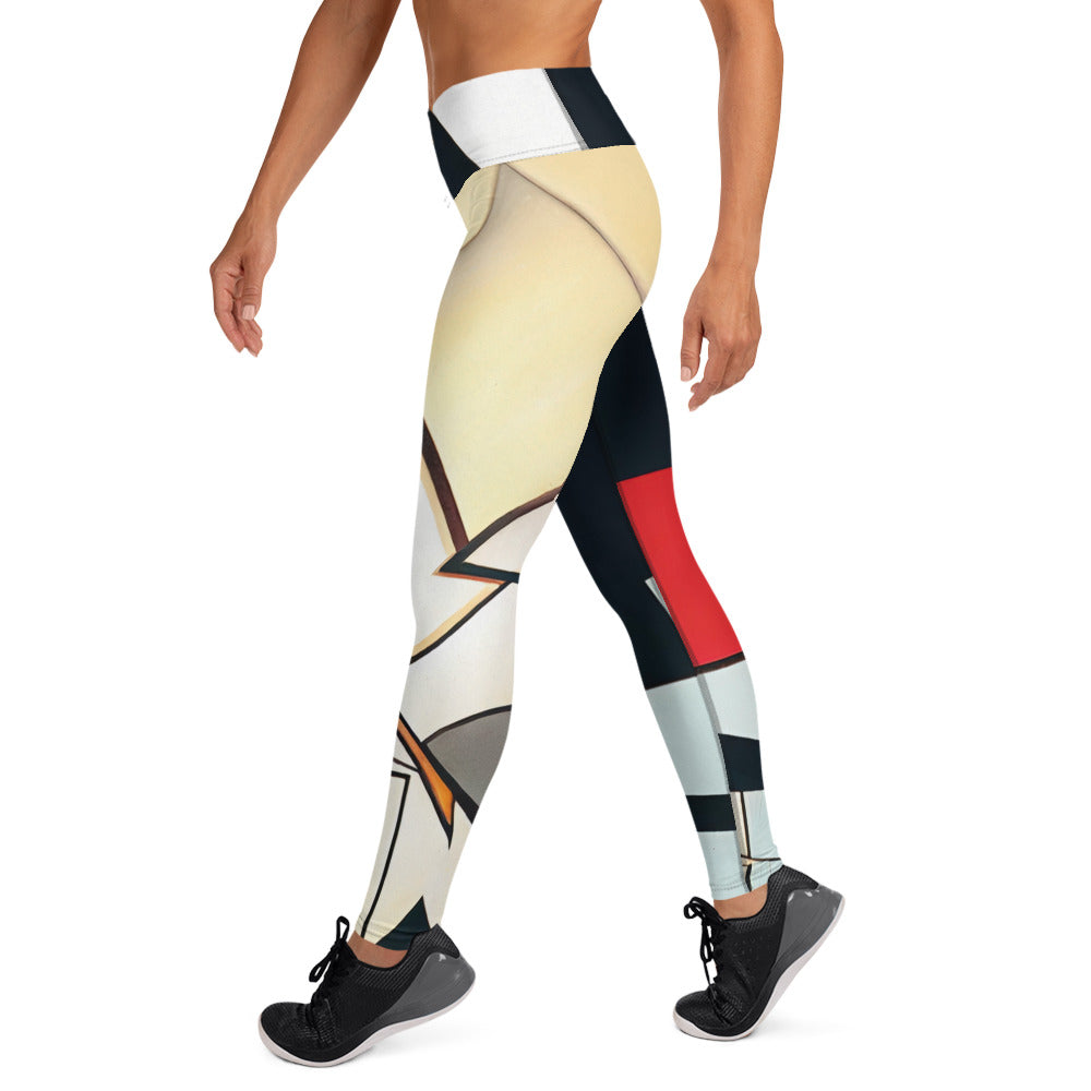 DMV 1317 Abstract Art Yoga Leggings