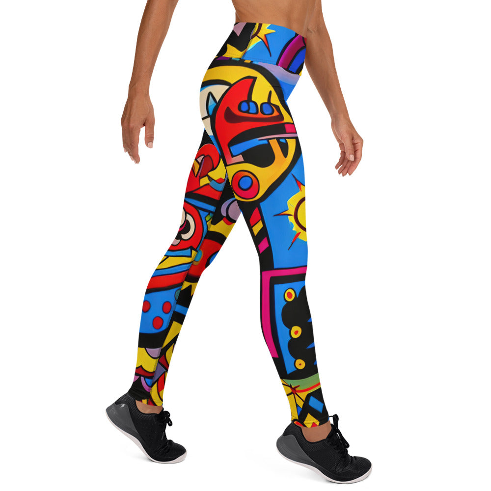 DMV 0235 Psy Art Yoga Leggings