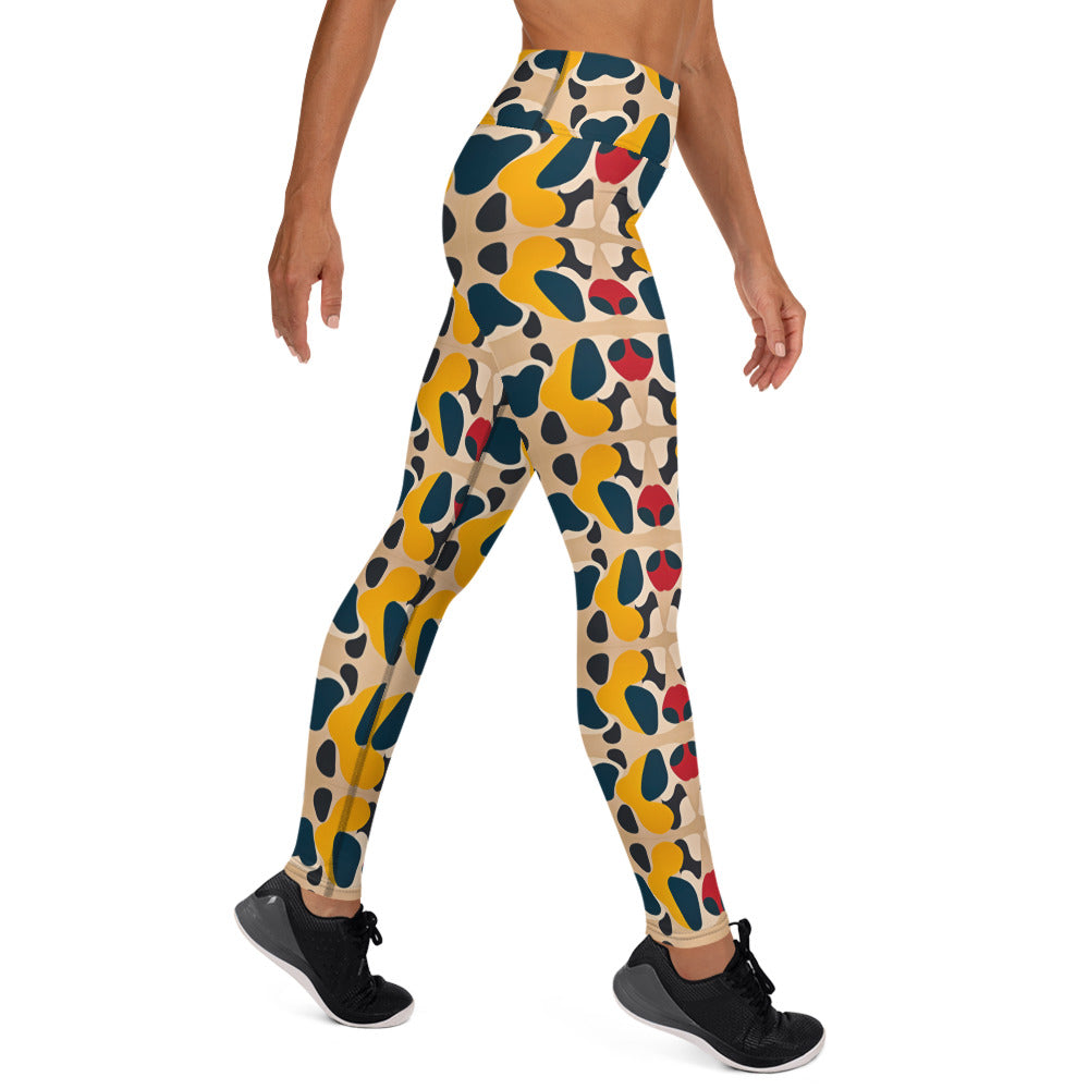 DMV 0236 Vintage Artsy Yoga Leggings