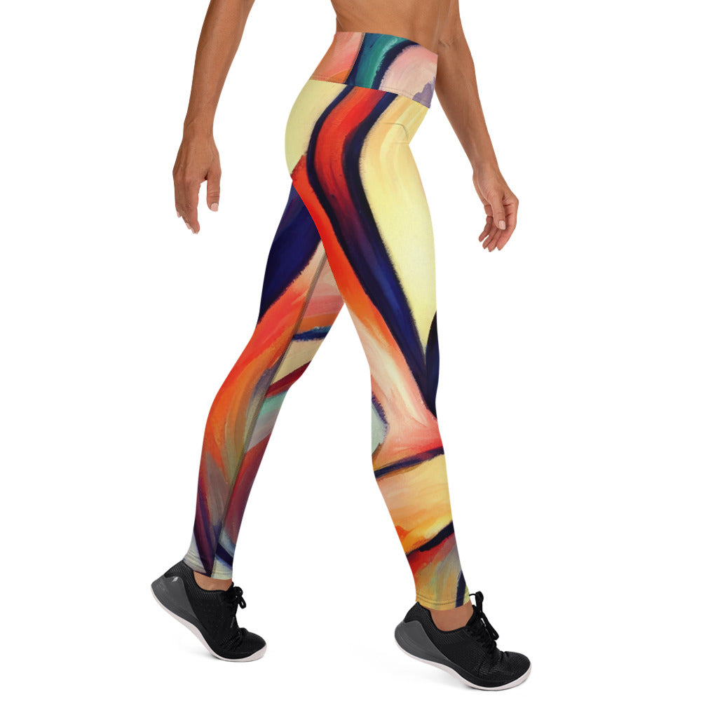 DMV 0277 Abstract Art Yoga Leggings