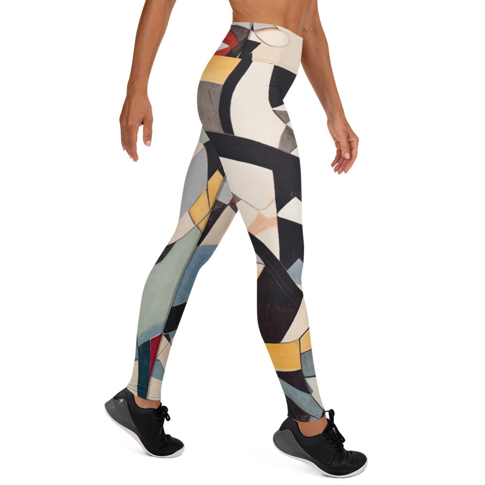 DMV 0047 Abstract Art Yoga Leggings