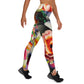 DMV 0081 Floral Yoga Leggings