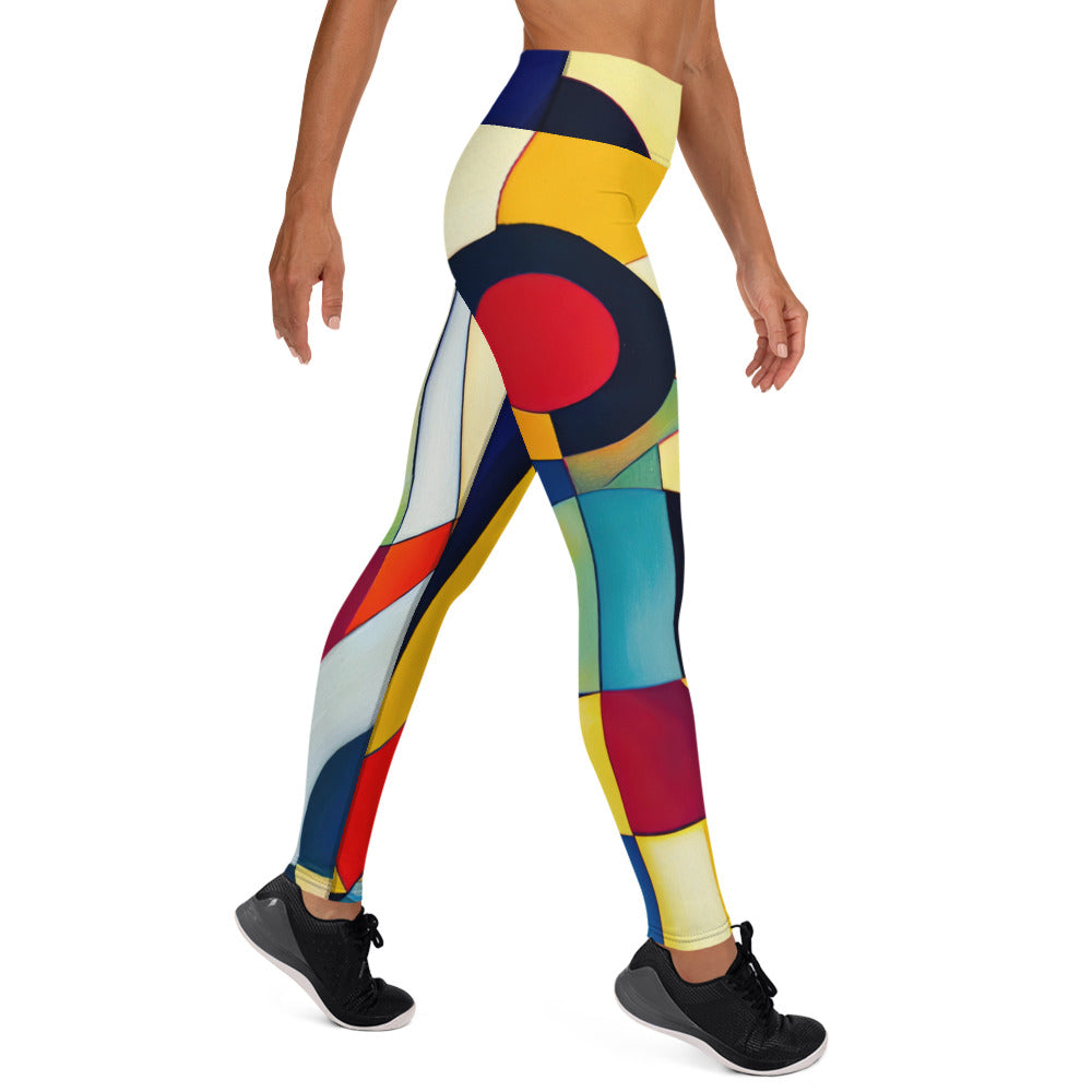 DMV 0024 Abstract Art Yoga Leggings