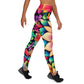 DMV 0020 Floral Yoga Leggings