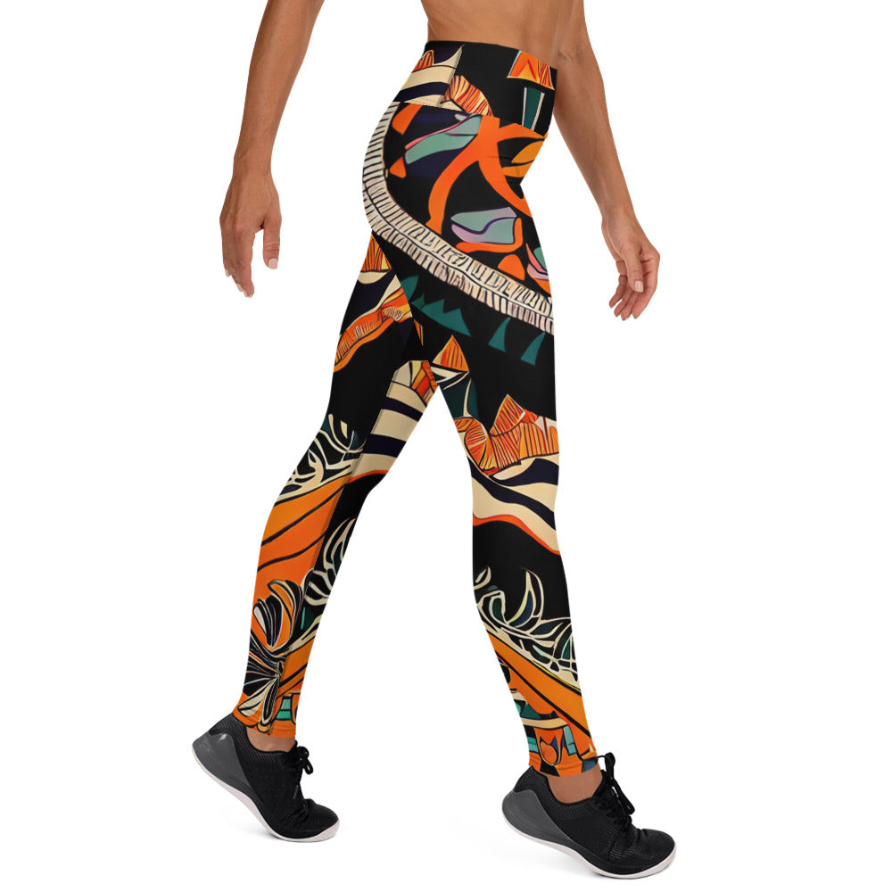 DMV 0033 Boho Yoga Leggings