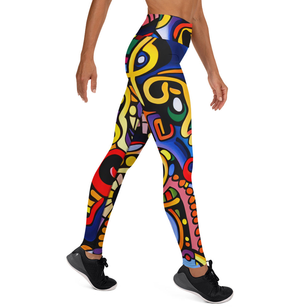 DMV 0051 Psy Art Yoga Leggings