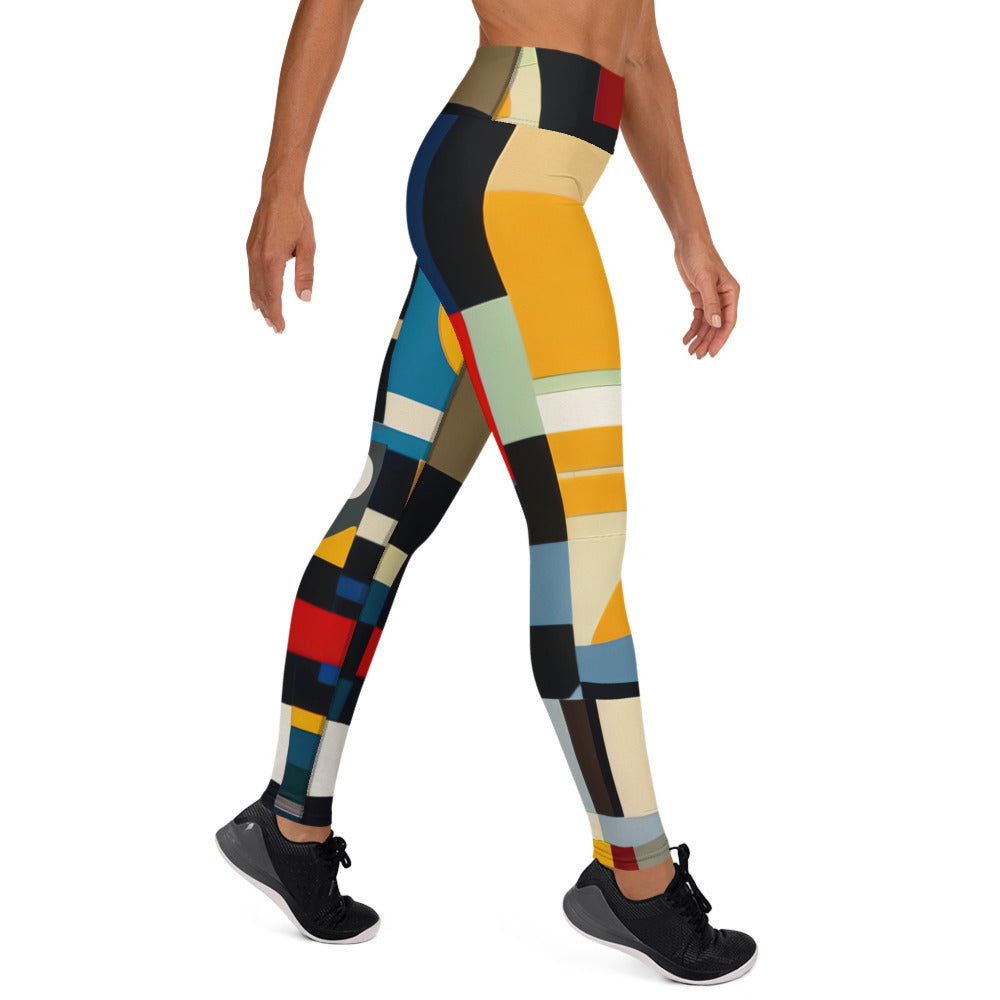 DMV 0023 Abstract Art Yoga Leggings