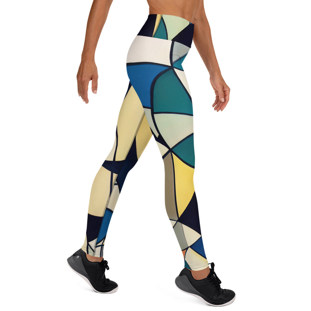 DMV 0227 Abstract Art Yoga Leggings