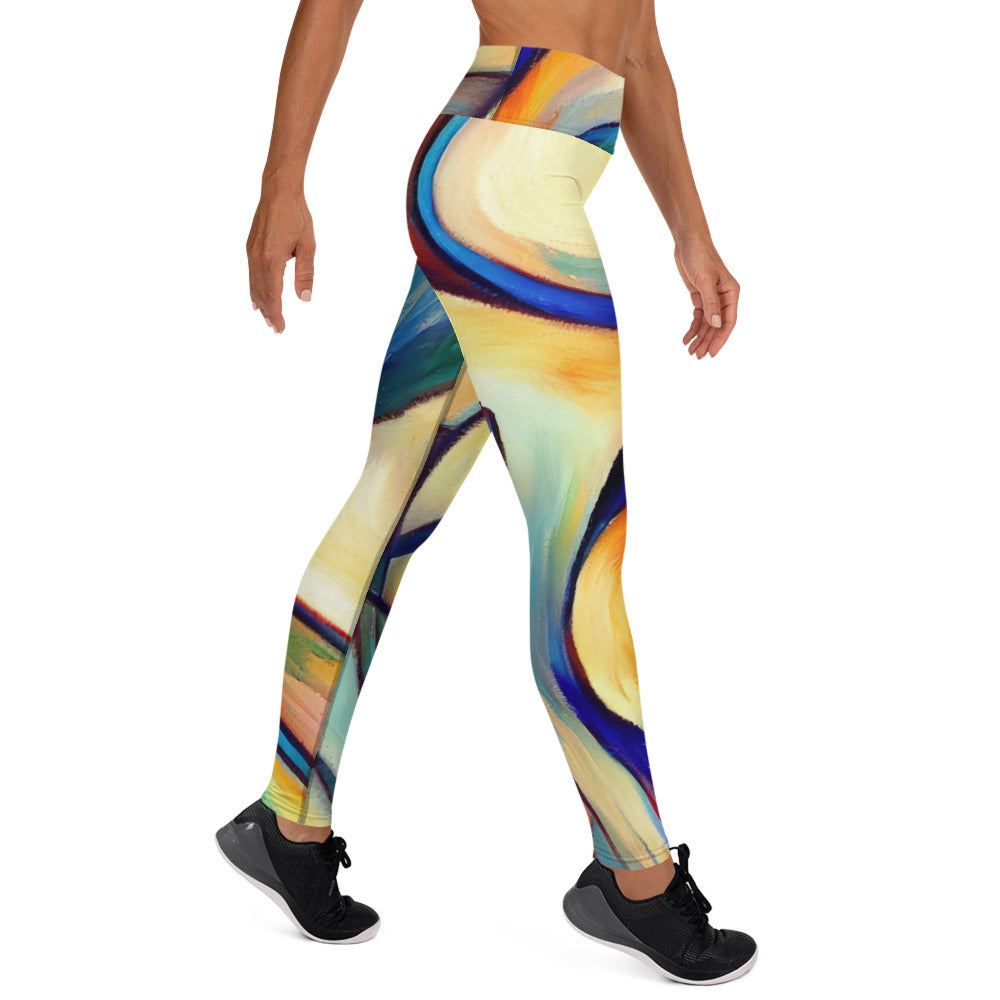 DMV 0162 Abstract Art Yoga Leggings