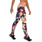 DMV 0253 Floral Yoga Leggings