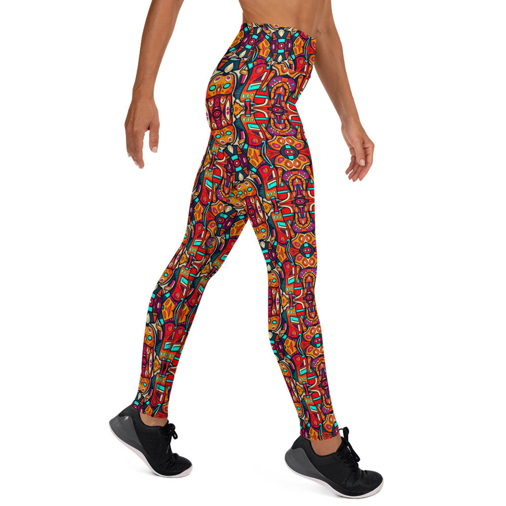 DMV 0110 Psy Artsy Yoga Leggings