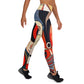 DMV 0214 Retro Art Yoga Leggings