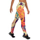 DMV 0097 Floral Yoga Leggings